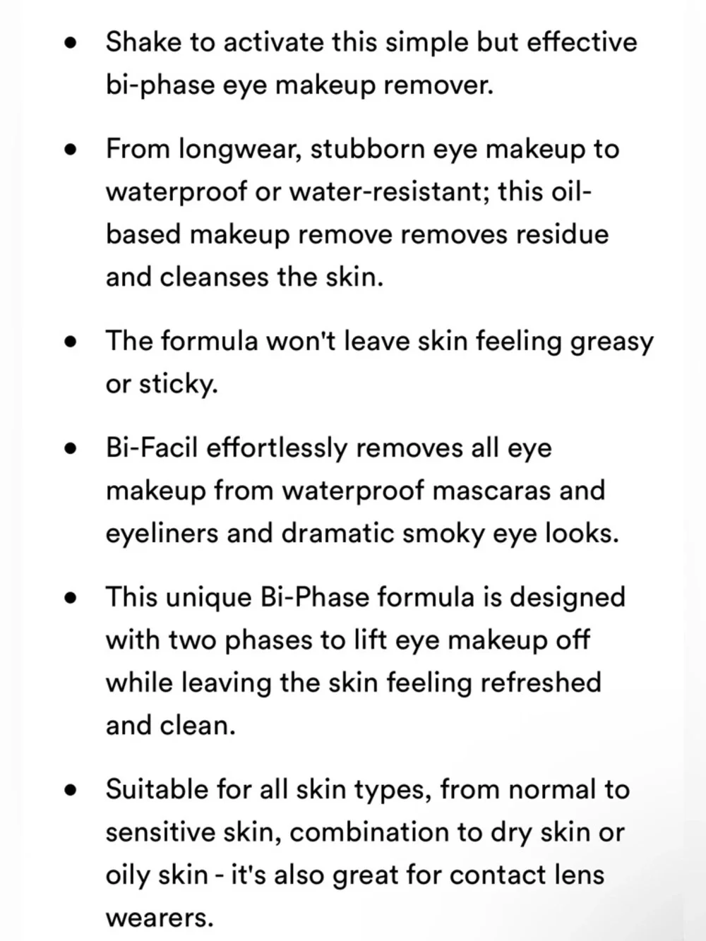 Lancôme Bi-Facil Double-Action Eye Makeup Remover - Blue & White
